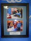 Pictured is Dale when the home show was at the armory and now at its new location the hockey arena.